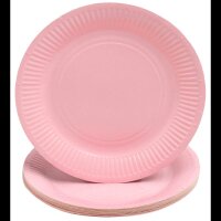 PROnappe Pappteller pink Ø 23,0 cm, 20 St.