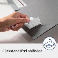 AVERY Zweckform Etiketten L6022REV-25 weiß 63,5 x 8,5 mm, 25 Blatt