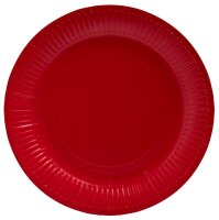 PROnappe Pappteller rot Ø 23,0 cm, 20 St.