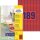 AVERY Zweckform Etiketten L6036-20 rot 25,4 x 10,0 mm, 20 Blatt