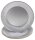 PROnappe Pappteller silber Ø 23,0 cm, 10 St.