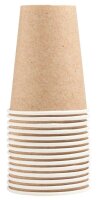 PROnappe Einweg-Kaffeebecher braun 200,0 ml, 15 St.