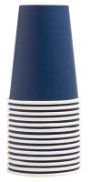 PROnappe Einweg-Kaffeebecher marineblau 200,0 ml, 15 St.