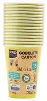 PROnappe Einweg-Kaffeebecher kiwigrün 200,0 ml, 15 St.