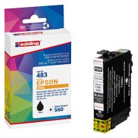 edding EDD-483 schwarz Druckerpatrone kompatibel zu EPSON...