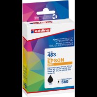 edding EDD-483 schwarz Druckerpatrone kompatibel zu EPSON...