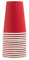 PROnappe Einweg-Kaffeebecher rot 200,0 ml, 15 St.