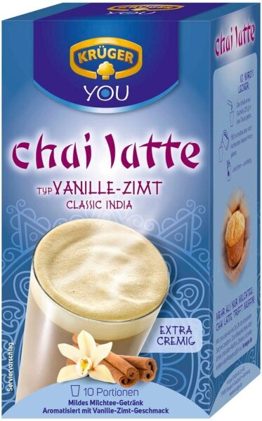 KRÜGER Chai Latte Vanille-Zimt Instanttee 250,0 g