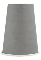PROnappe Einweg-Kaffeebecher grau 200,0 ml, 15 St.