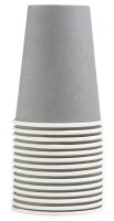 PROnappe Einweg-Kaffeebecher grau 200,0 ml, 15 St.