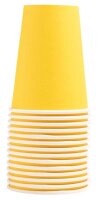 PROnappe Einweg-Kaffeebecher gelb 200,0 ml, 15 St.