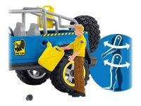 Schleich® Dinosaurs 41464 Geländewagen mit Dino-Außenposten Spielfiguren-Set
