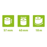Exacompta Thermorollen 5,7 cm x 18,0 m, 10 Rollen