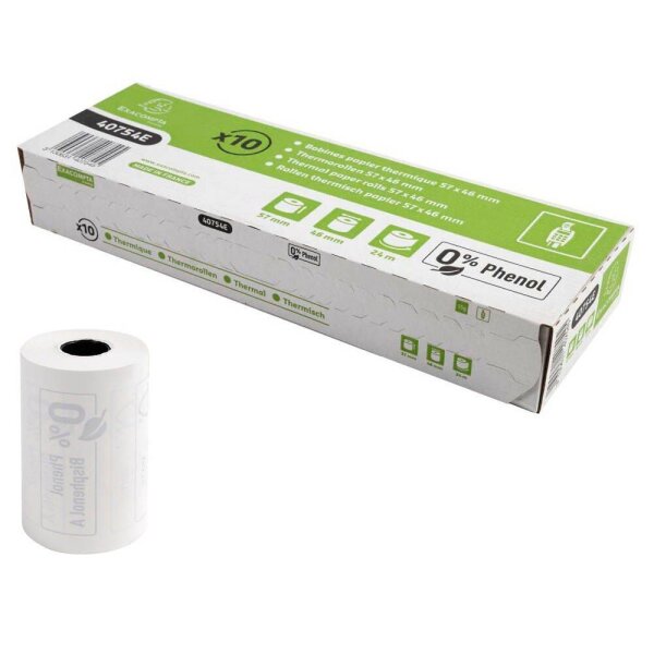 Exacompta Thermorollen 5,7 cm x 24,0 m, 10 Rollen