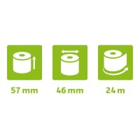 Exacompta Thermorollen 5,7 cm x 24,0 m, 10 Rollen