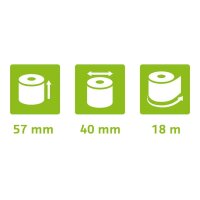 Exacompta Thermorollen 5,7 cm x 18,0 m, 20 Rollen