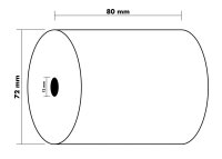 Exacompta Thermorollen 8,0 cm x 76,0 m, 10 Rollen