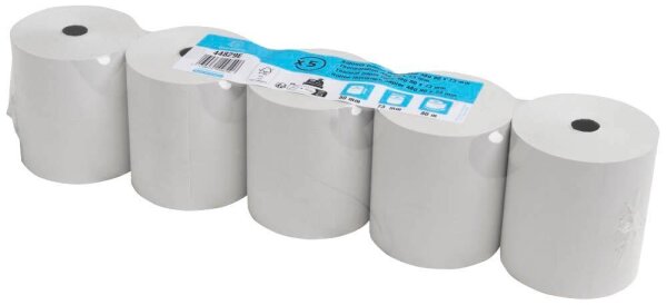 Exacompta Thermorollen 8,0 cm x 80,0 m, 5 Rollen