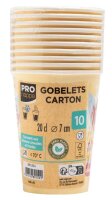 10 PROnappe Einweg-Kaffeebecher Fee 200,0 ml  ( 89150I )