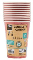 PROnappe Einweg-Kaffeebecher Superheld mehrfarbig 200,0 ml, 10 St.