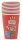 PROnappe Einweg-Kaffeebecher Superheld mehrfarbig 200,0 ml, 10 St.