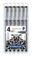 STAEDTLER pigment liner 308 Fineliner schwarz 0,05 + 0,1...