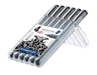 STAEDTLER pigment liner 308 Fineliner schwarz 0,05 + 0,1...
