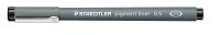 STAEDTLER pigment liner 308 Fineliner schwarz 0,05 + 0,1 + 0,3 + 0,5 + 0,8 mm, 6 St.