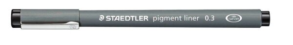 STAEDTLER pigment liner 308 Fineliner schwarz 0,3 mm, 1 St.