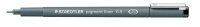 STAEDTLER pigment liner 308 Fineliner schwarz 0,5 mm, 1 St.