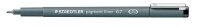 STAEDTLER pigment liner 308 Fineliner schwarz 0,7 mm, 1 St.