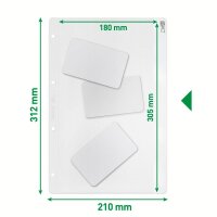 LEITZ Gleitverschlussbeutel 4040 DIN A4 transparent 0,20...