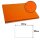 PROnappe Platzsets Tiss Lack orange 30,0 x 40,0 cm, 500 St.