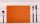 PROnappe Platzsets Tiss Lack orange 30,0 x 40,0 cm, 500 St.