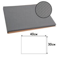 PROnappe Platzsets Tiss Lack grau 30,0 x 40,0 cm, 500 St.