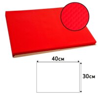 PROnappe Platzsets Tiss Lack rot 30,0 x 40,0 cm, 500 St.