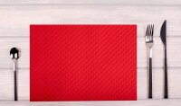 PROnappe Platzsets Tiss Lack rot 30,0 x 40,0 cm, 500 St.