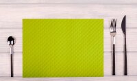 PROnappe Platzsets Tiss Lack grün 30,0 x 40,0 cm, 500 St.