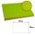 PROnappe Platzsets Tiss Lack grün 30,0 x 40,0 cm, 500 St.
