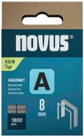 novus Tackerklammern Feindraht hart 53/8, 1.800 St.