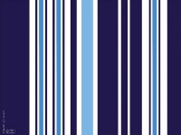 PROnappe Platzsets Bajadere Marineblau mehrfarbig 30,0 x 40,0 cm, 400 St.