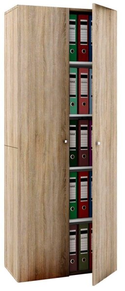 VCM my office Aktenschrank Vandol, 912246 sonoma-eiche 4 Fachböden 70,0 x 40,0 x 178,0 cm