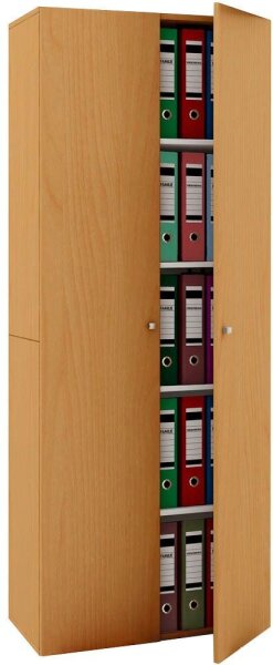 VCM my office Aktenschrank Vandol, 912247 buche 4 Fachböden 70,0 x 40,0 x 178,0 cm