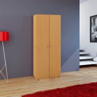 VCM my office Aktenschrank Vandol, 912247 buche 4 Fachböden 70,0 x 40,0 x 178,0 cm