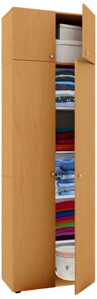 VCM my office Aktenschrank Vandol, 912194 buche 4 Fachböden 70,0 x 40,0 x 218,0 cm