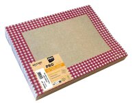 PROnappe Platzsets Leinen Vichy mehrfarbig 30,0 x 40,0...