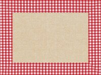 PROnappe Platzsets Leinen Vichy mehrfarbig 30,0 x 40,0 cm, 400 St.
