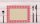 PROnappe Platzsets Leinen Vichy mehrfarbig 30,0 x 40,0 cm, 400 St.