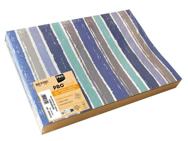 PROnappe Platzsets Ferienhaus mehrfarbig 30,0 x 40,0 cm, 400 St.