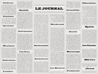 PROnappe Platzsets Vintage Zeitung weiß 30,0 x 40,0 cm, 400 St.